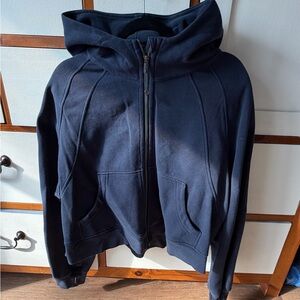 Lululemon full zip-hood NAVY scuba